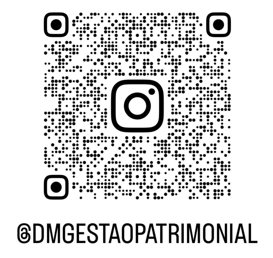 QR Code do Instagram da DM Gestão Patrimonial